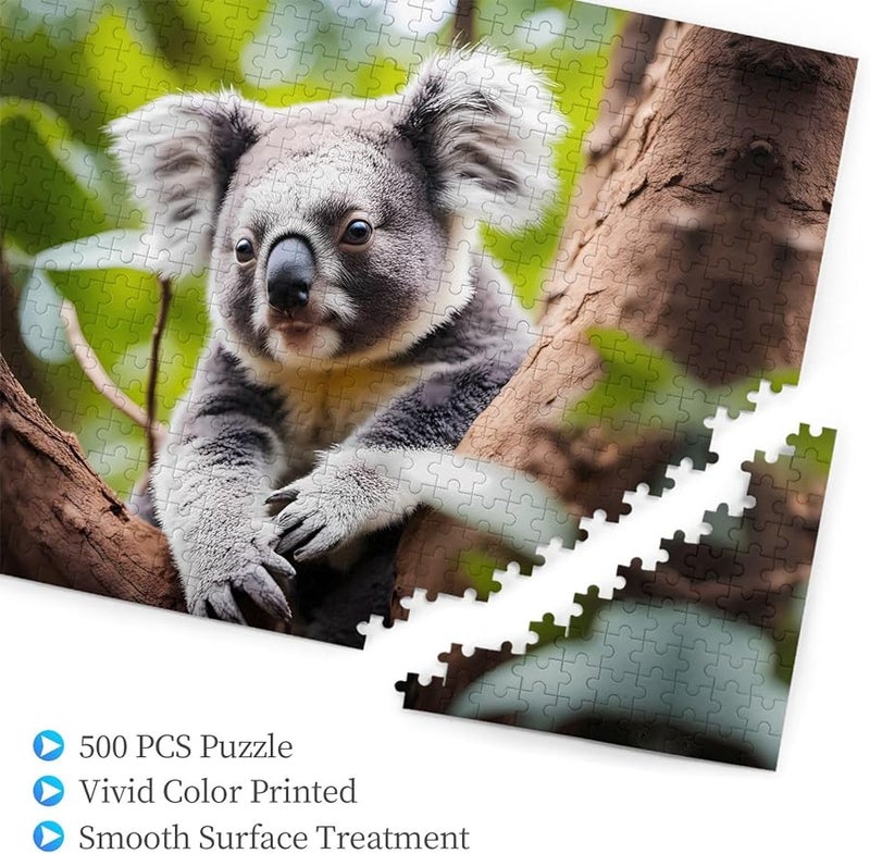 لغز بانيا كوالا 500 قطعة للكبار هدية ديكور منزلي 20.4 × 15 - Image 2